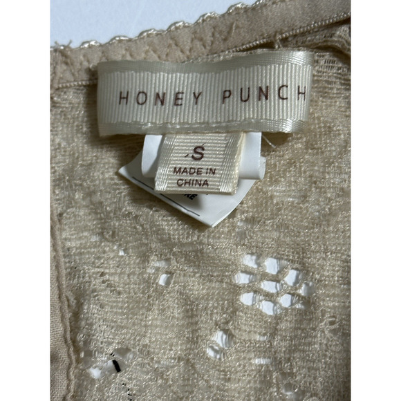 Honey Punch Women’s Teddy Bodysuit Shaper One Piece (S) Beige - Picture 13 of 16